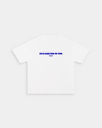 Closer Than You Think White Loose Fit Tee – Mirrors®
