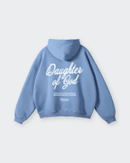 Daughter of God Light Blue Oversized Hoodie – Mirrors®