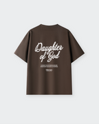 Daughter of God Brown Oversized Tee – Mirrors®