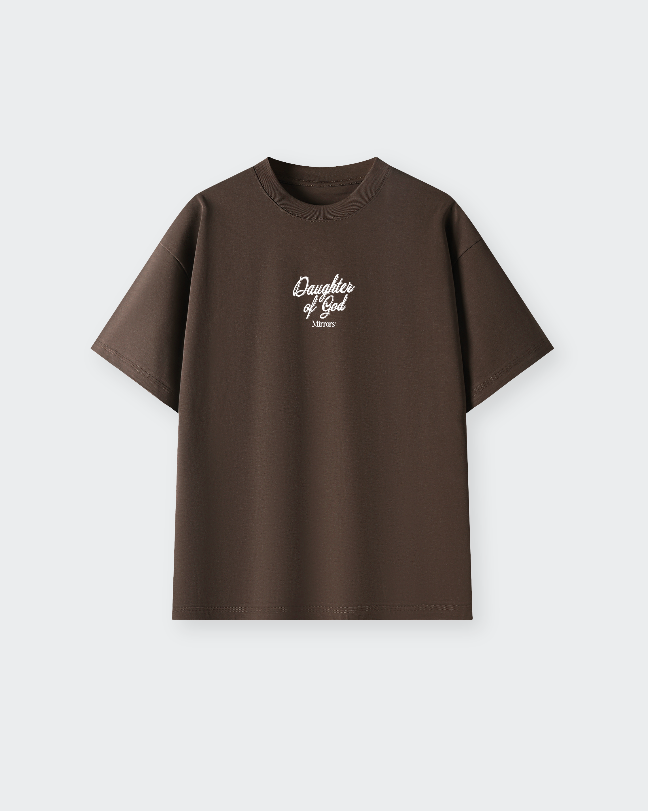 Daughter of God Brown Oversized Tee – Mirrors®