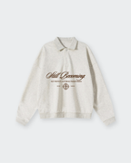 Still Becoming Gray Heavyweight Polo Sweatshirt – Mirrors®