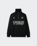 Unveiled Black Quarter-Zip Drop Shoulder Sweatshirt – Mirrors®