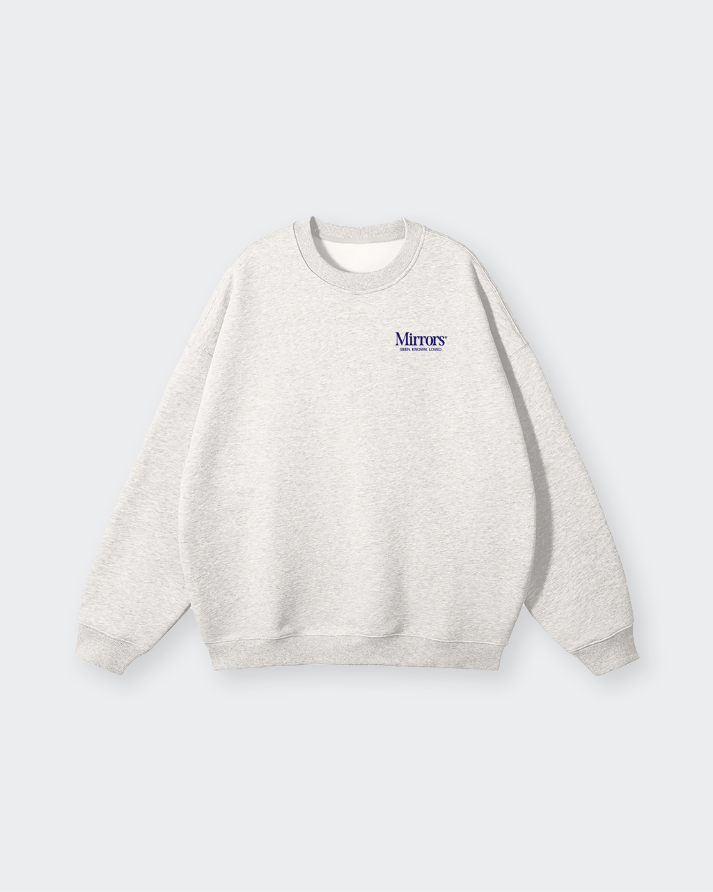 Becoming Gray Fleeced Sweatshirt – Mirrors®