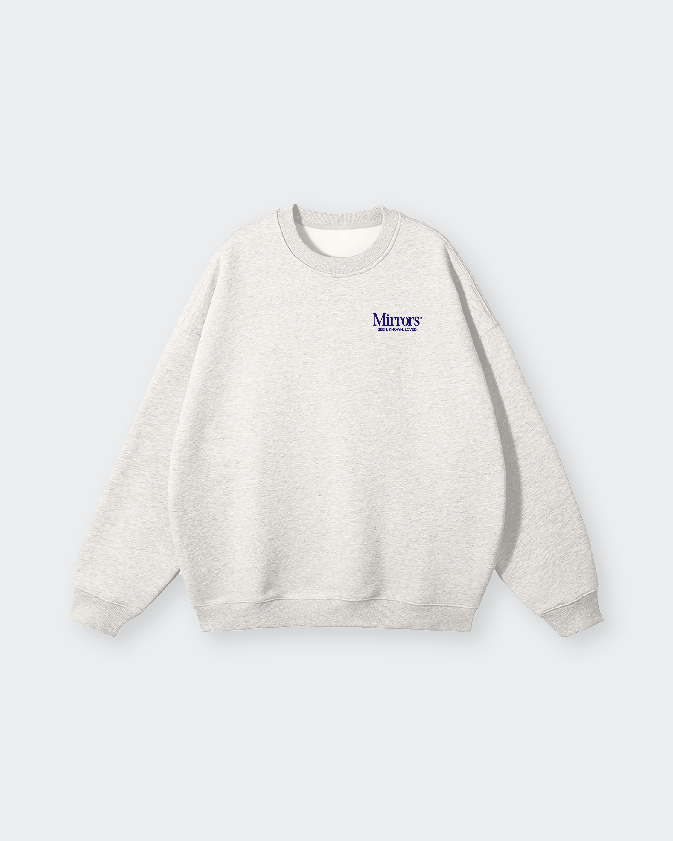 Becoming Gray Fleeced Sweatshirt – Mirrors®