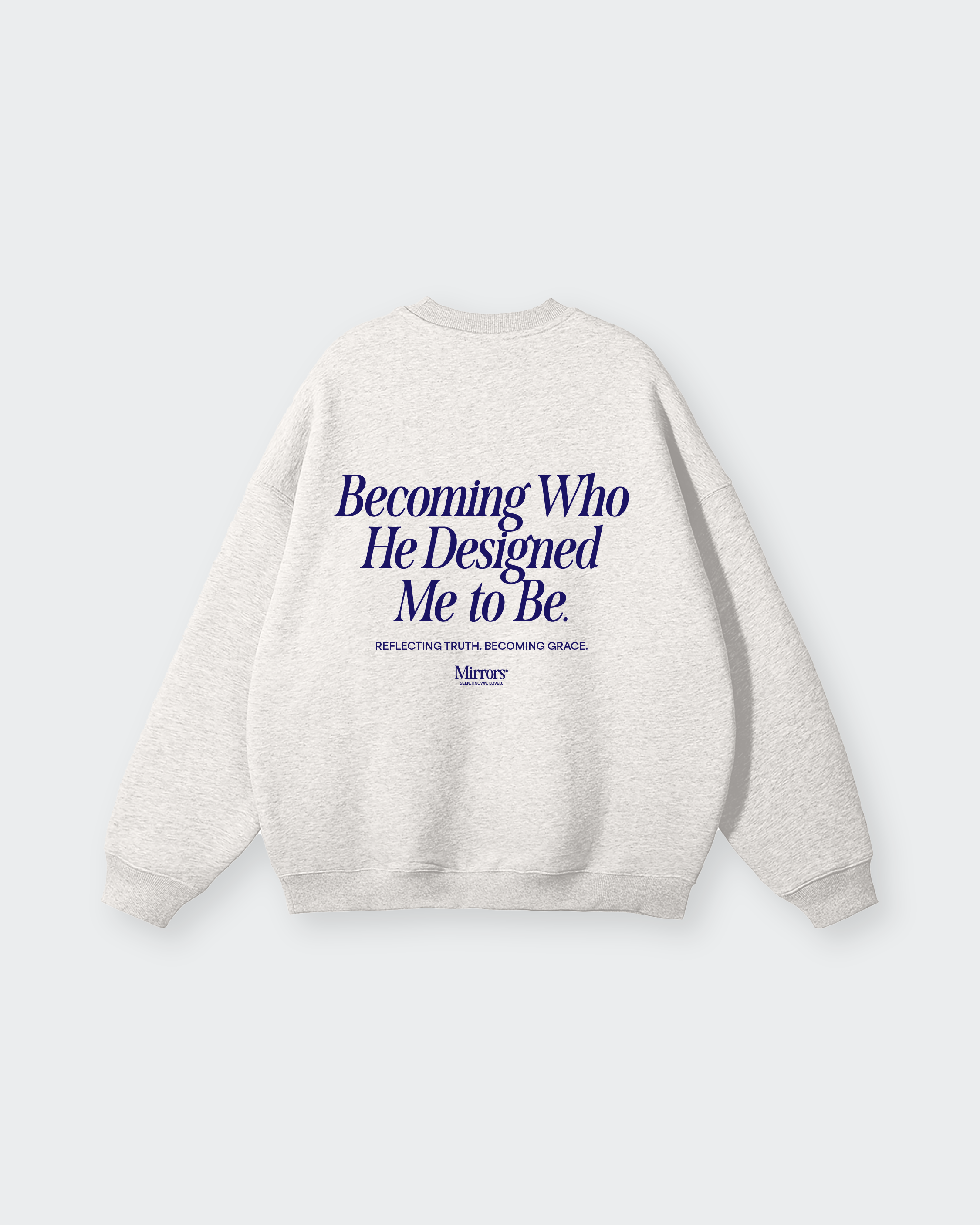 Becoming Gray Fleeced Sweatshirt – Mirrors®