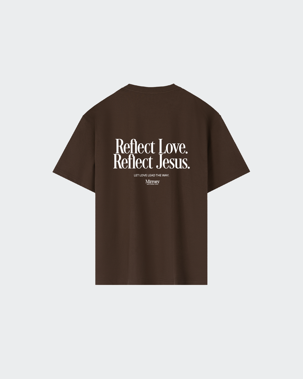 Reflect Jesus Brown Loose Tee – Mirrors®