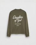 Daughter of God Brown Oversized Long Sleeve T-Shirt – Mirrors®