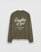 Daughter of God Brown Oversized Long Sleeve T-Shirt – Mirrors®