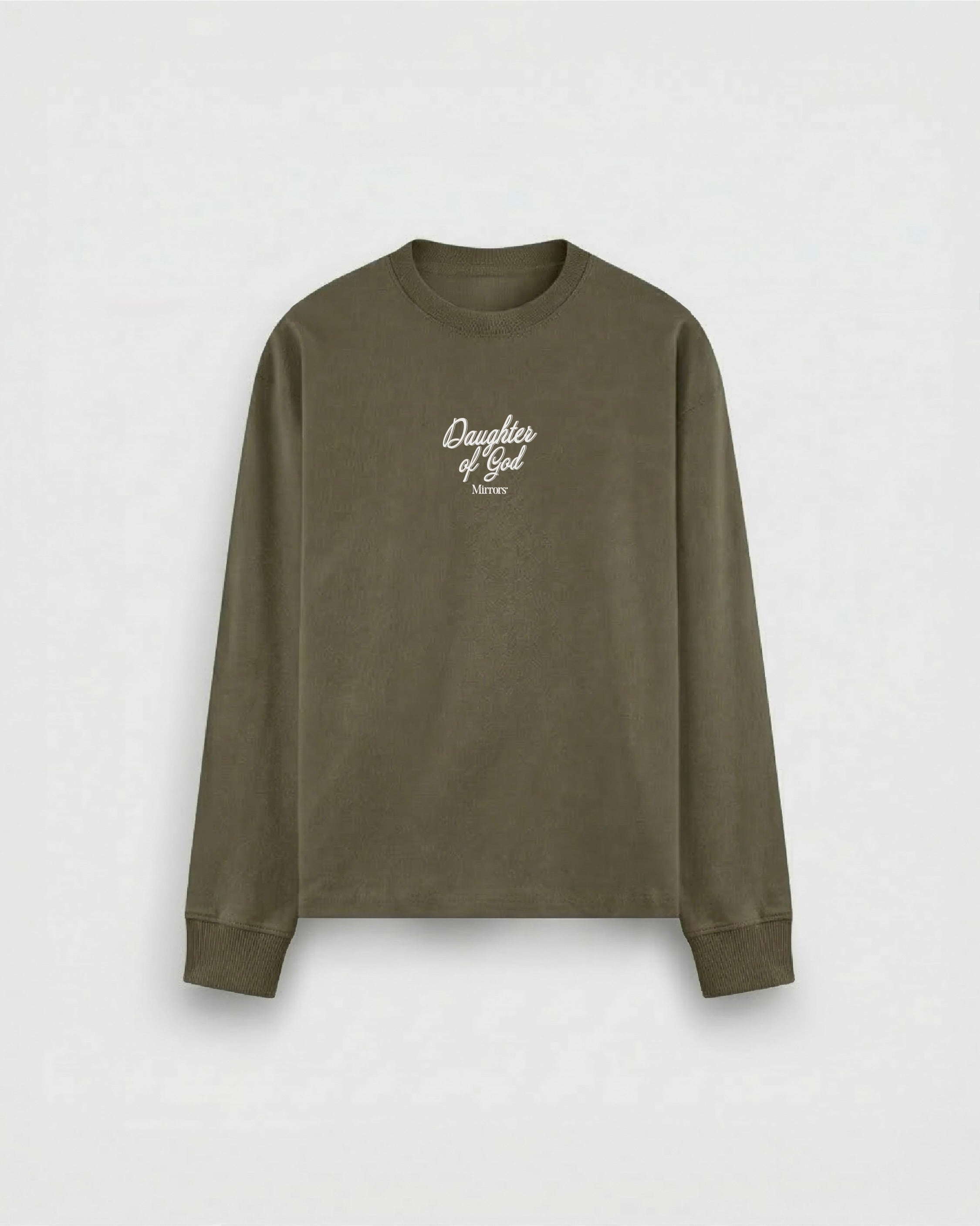 Daughter of God Brown Oversized Long Sleeve T-Shirt – Mirrors®