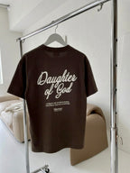 Daughter of God Brown Oversized Tee – Mirrors®