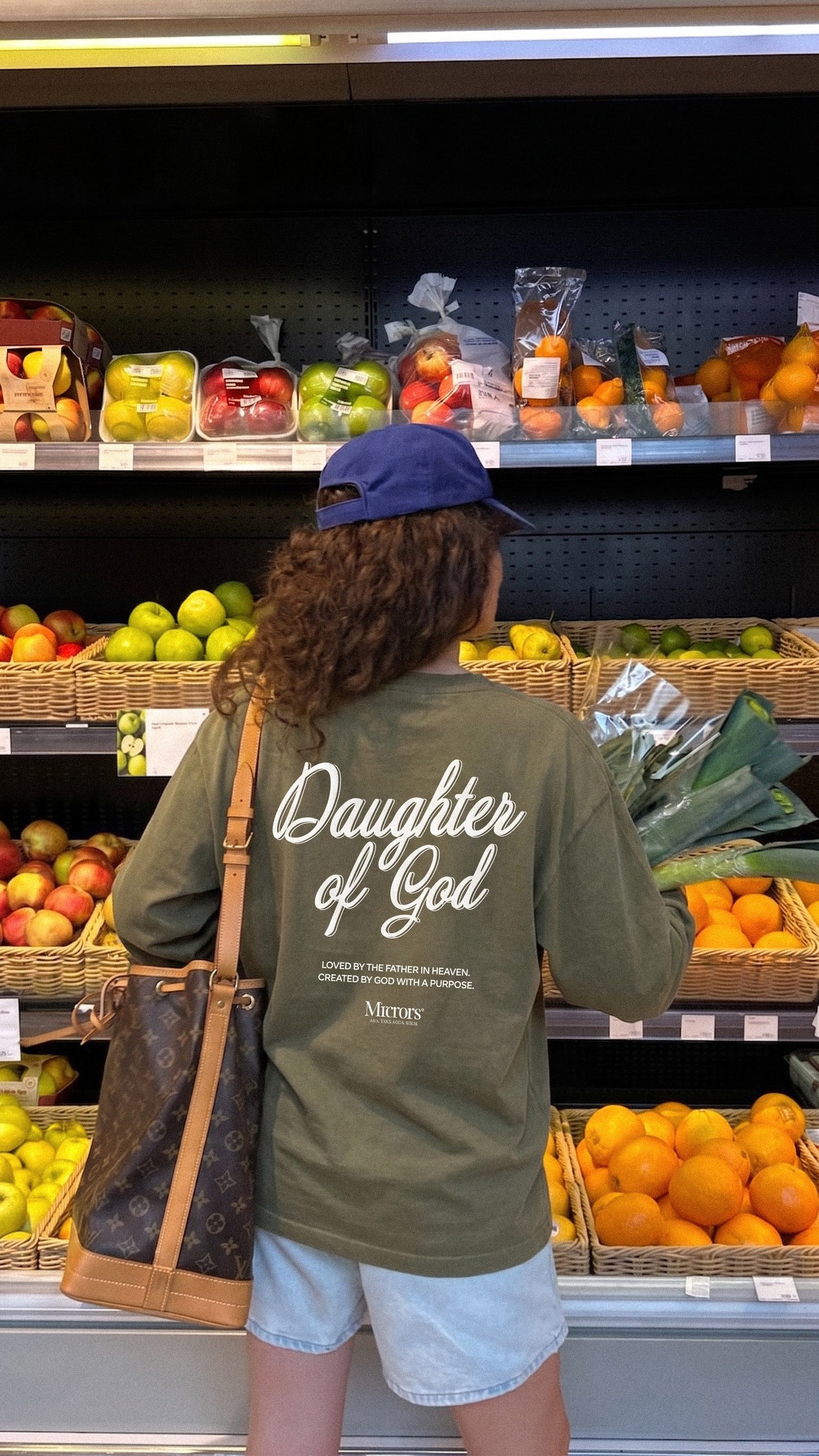 Daughter of God Brown Oversized Long Sleeve T-Shirt – Mirrors®