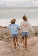 Daughter of God Sky Blue Oversized Tee – Mirrors®