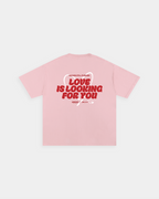 Love is Looking For You Rose Loose Fit Tee – Mirrors®