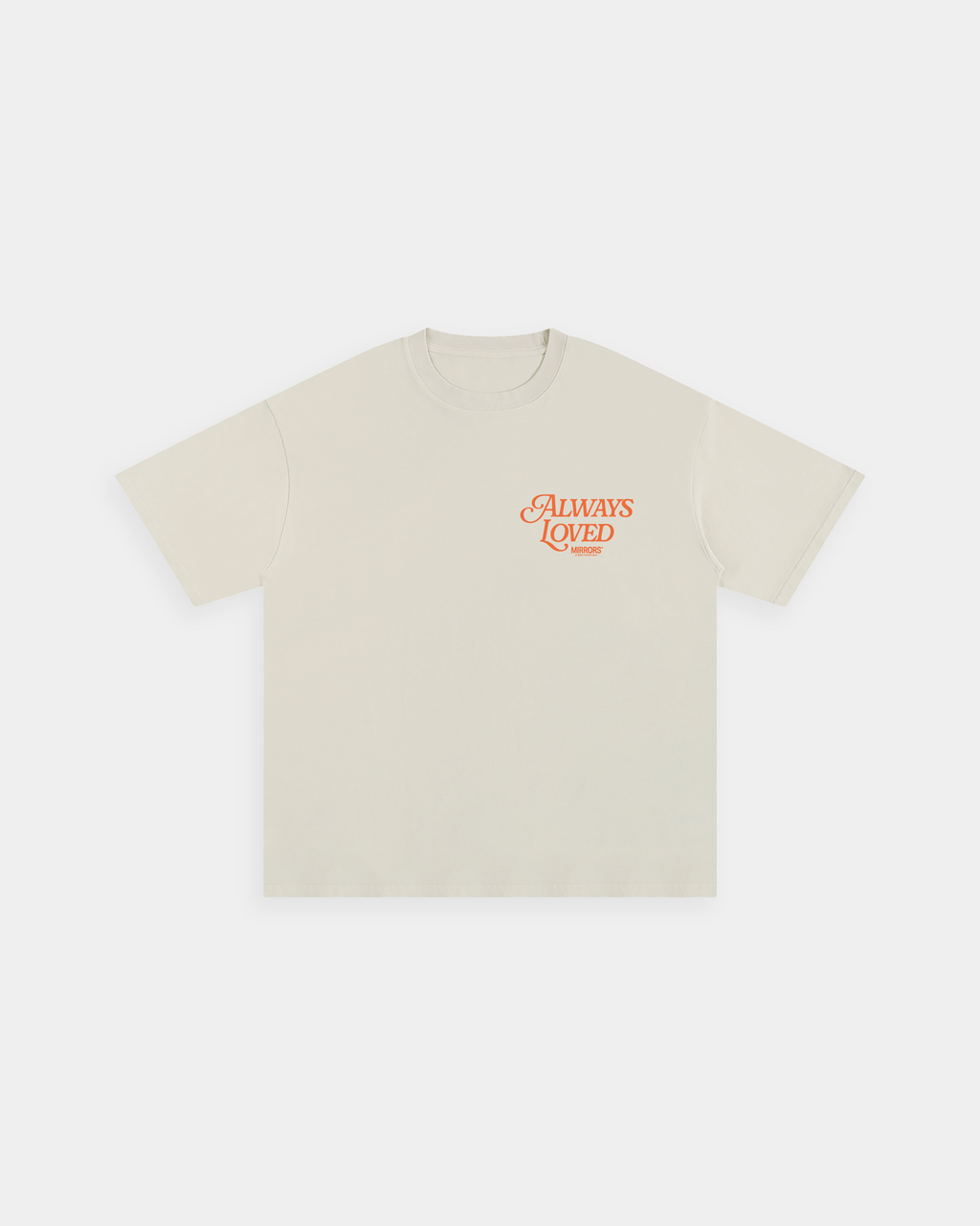 Always Loved Beige Loose Tee – Mirrors®