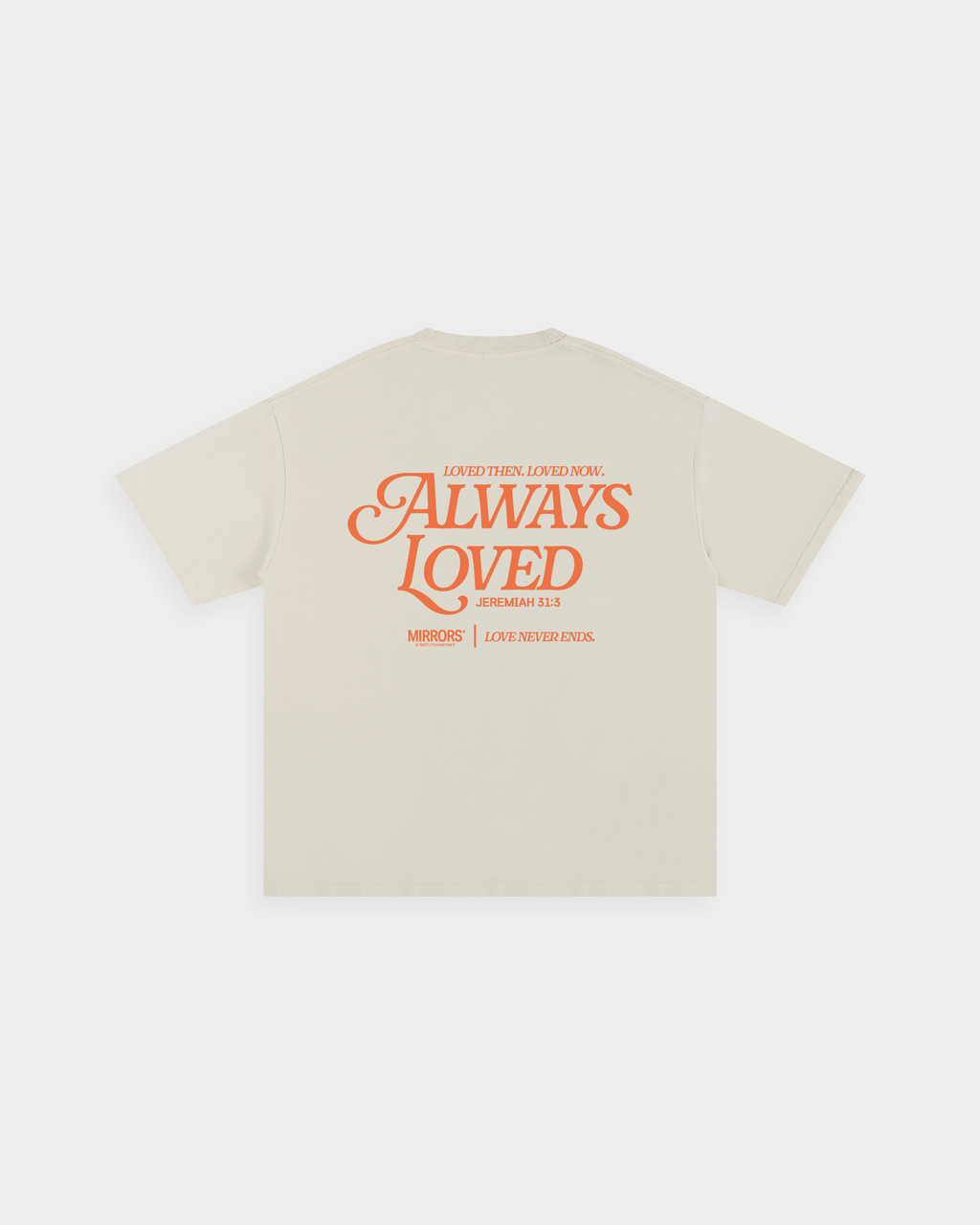 Always Loved Beige Loose Tee – Mirrors®