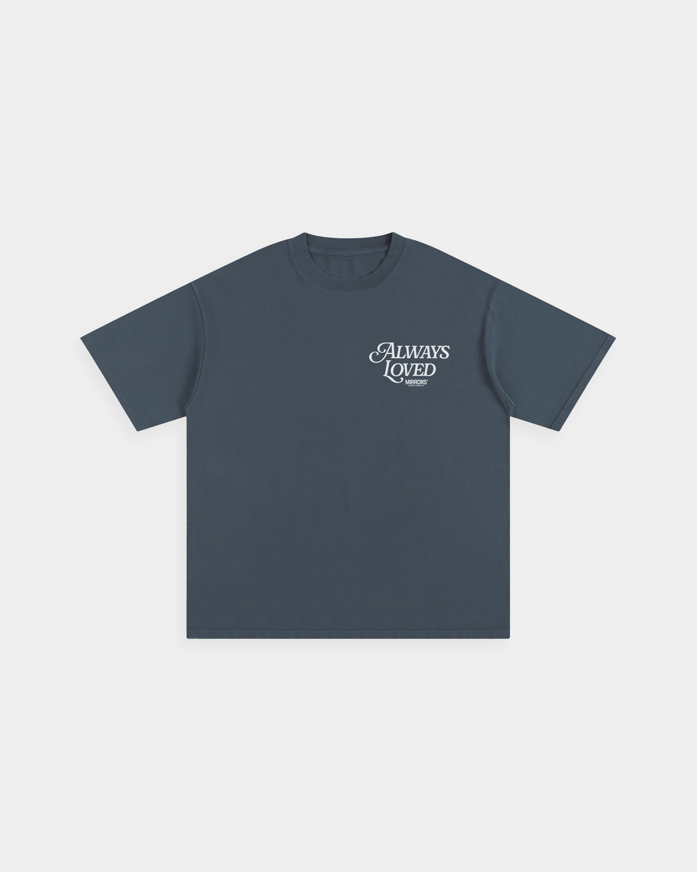 Always Loved Blue Loose Tee – Mirrors®