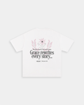 Grace Rewrites White Loose Fit Tee – Mirrors®