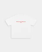 Peace Over Pressure White Loose Tee – Mirrors®