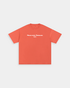 Peace Over Pressure Coral Pink Loose Tee – Mirrors®