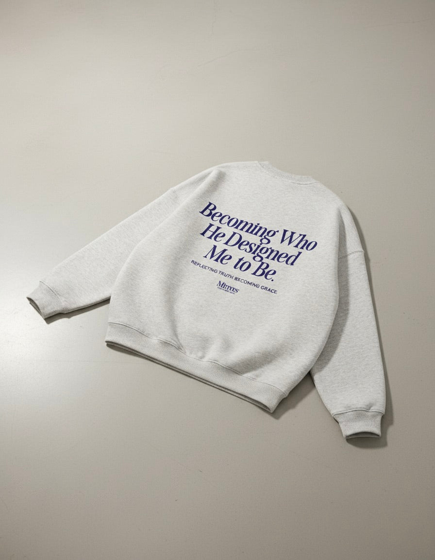 Becoming Gray Fleeced Sweatshirt – Mirrors®